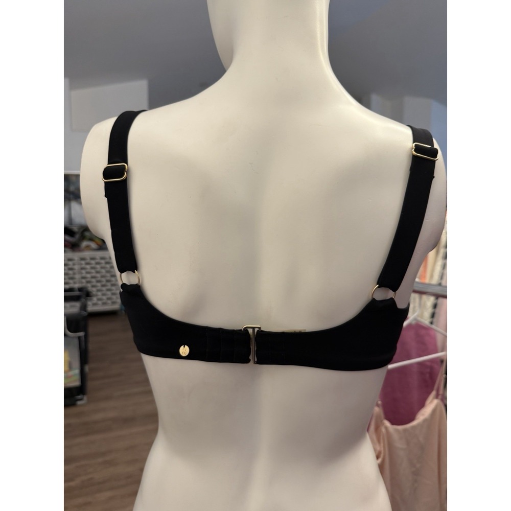 Victorias Secret Wicked Sling Underwire Swim Bikini Top 34DD Black Bra Sizing - Picture 3 of 11